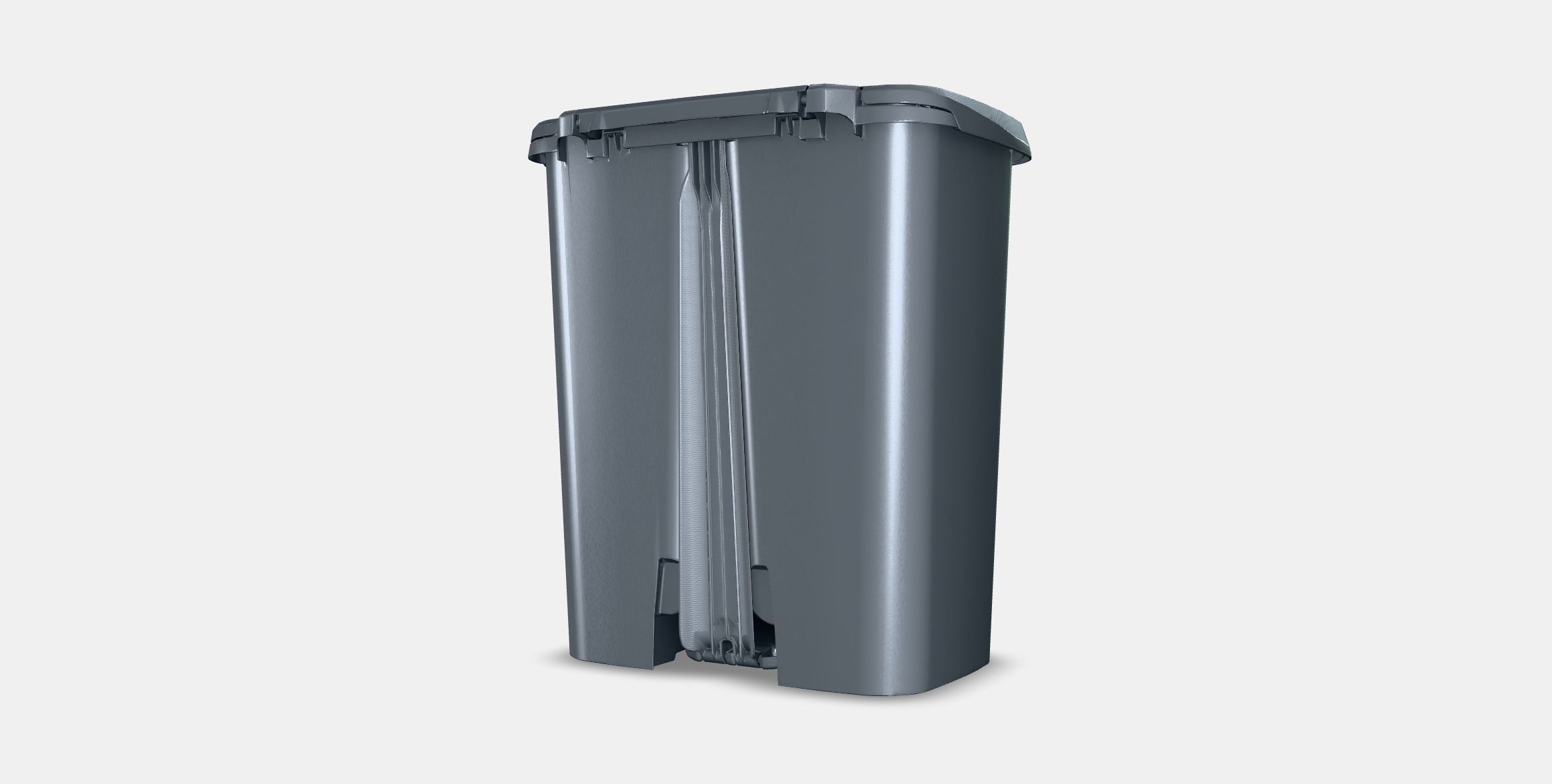 KNOCKLA Pedal bin Low-poly 3D model_2