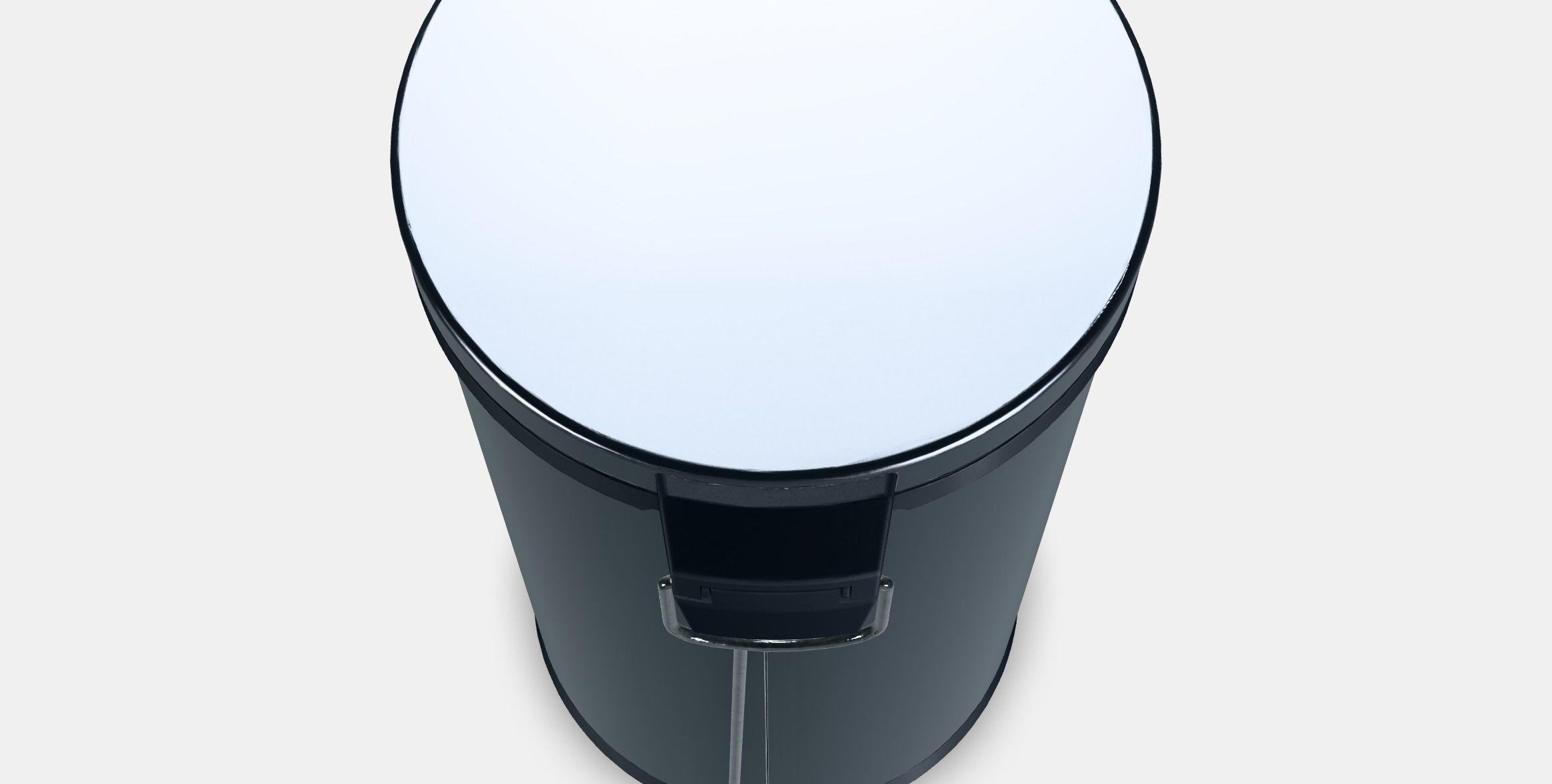SNORPA Pedal bin Low-poly 3D model_2