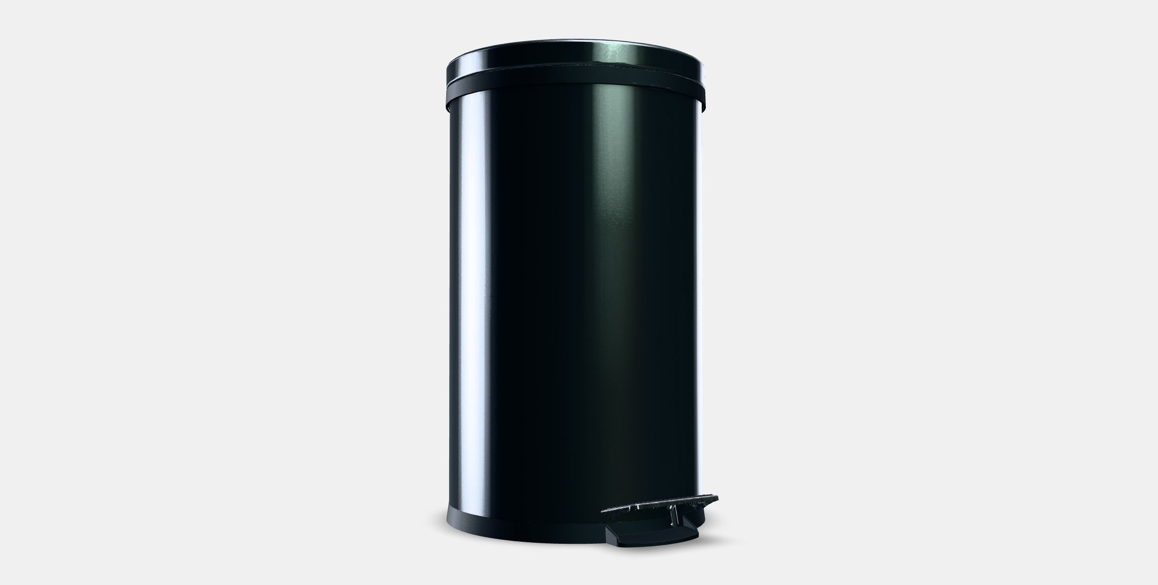 SNORPA Pedal bin Low-poly 3D model_3