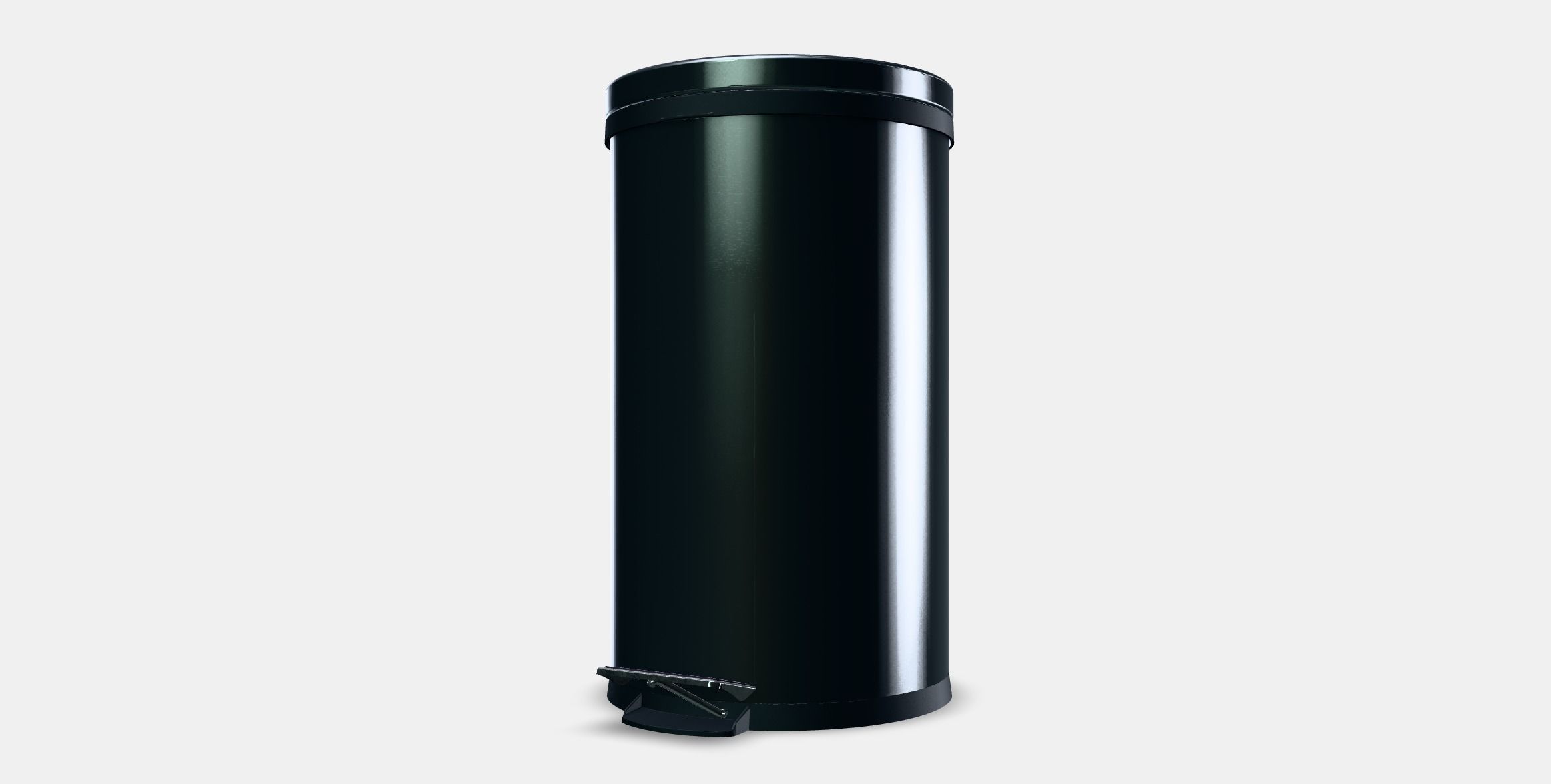 SNORPA Pedal bin Low-poly 3D model_12
