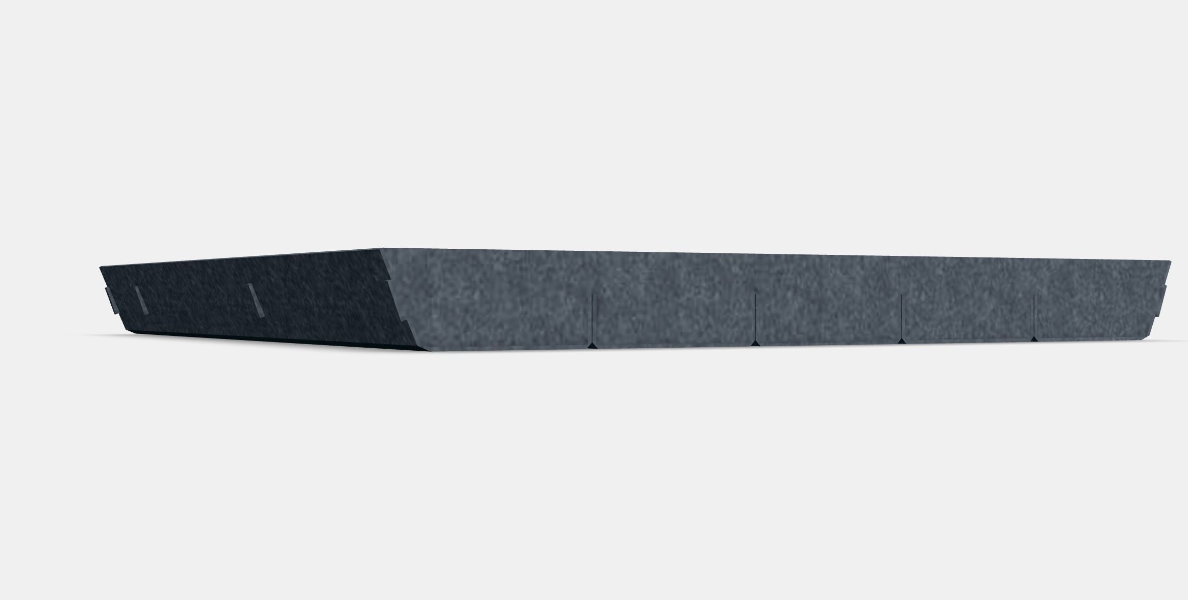 UPPDATERA Adjustable organiser for drawer Low-poly 3D model_2