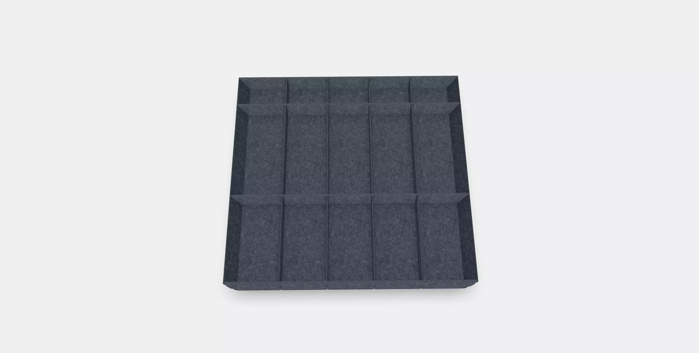 UPPDATERA Adjustable organiser for drawer Low-poly 3D model_0