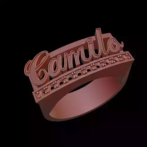 Anillo Nombre Camilo