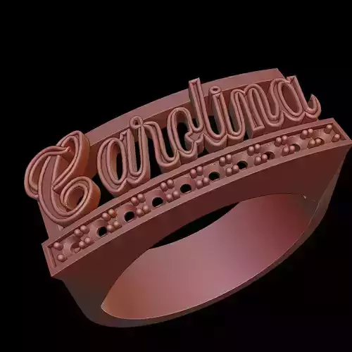 Anillo Nombre Carolina