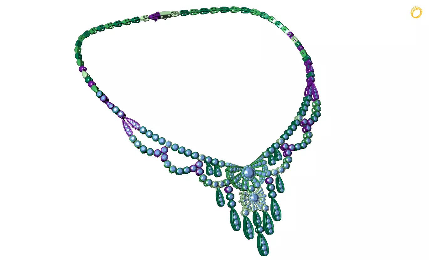 Necklace 3D print model