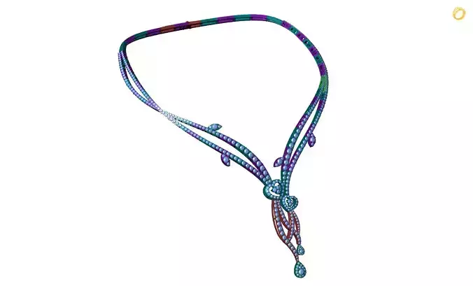 Necklace 3D print model
