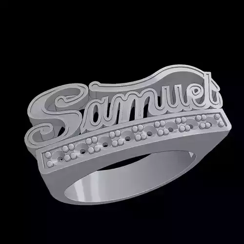 Anillo Nombre Samuel