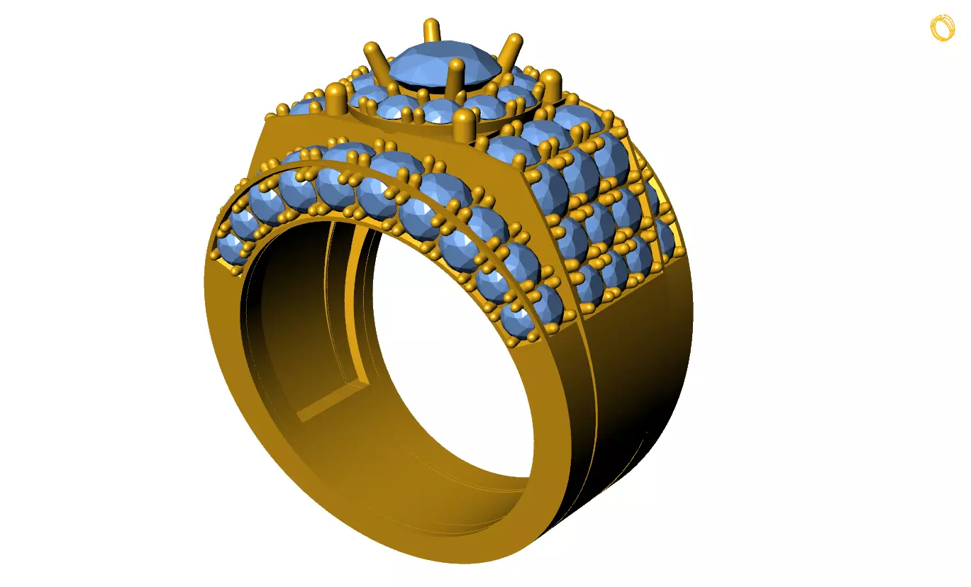 man ring Free 3D print model