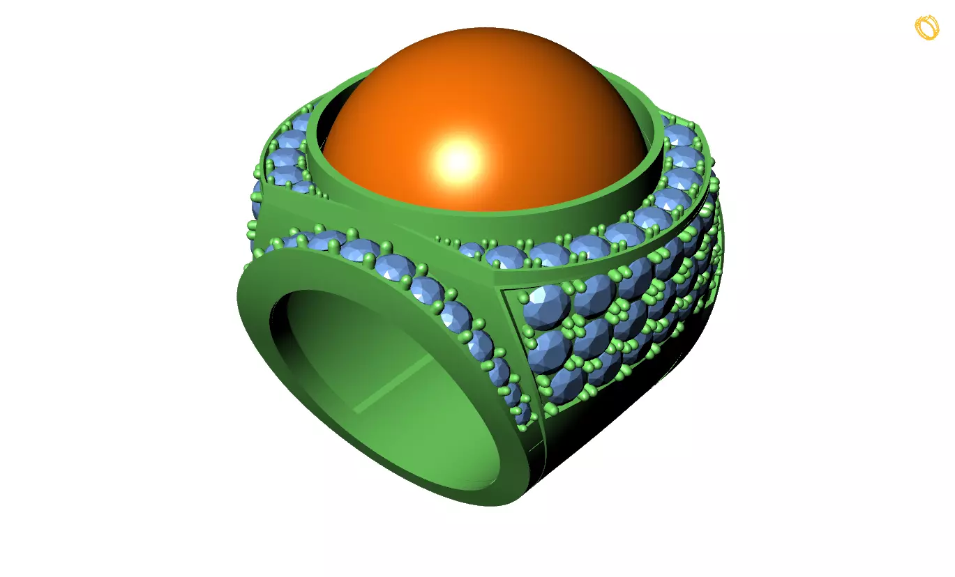man ring Free 3D print model