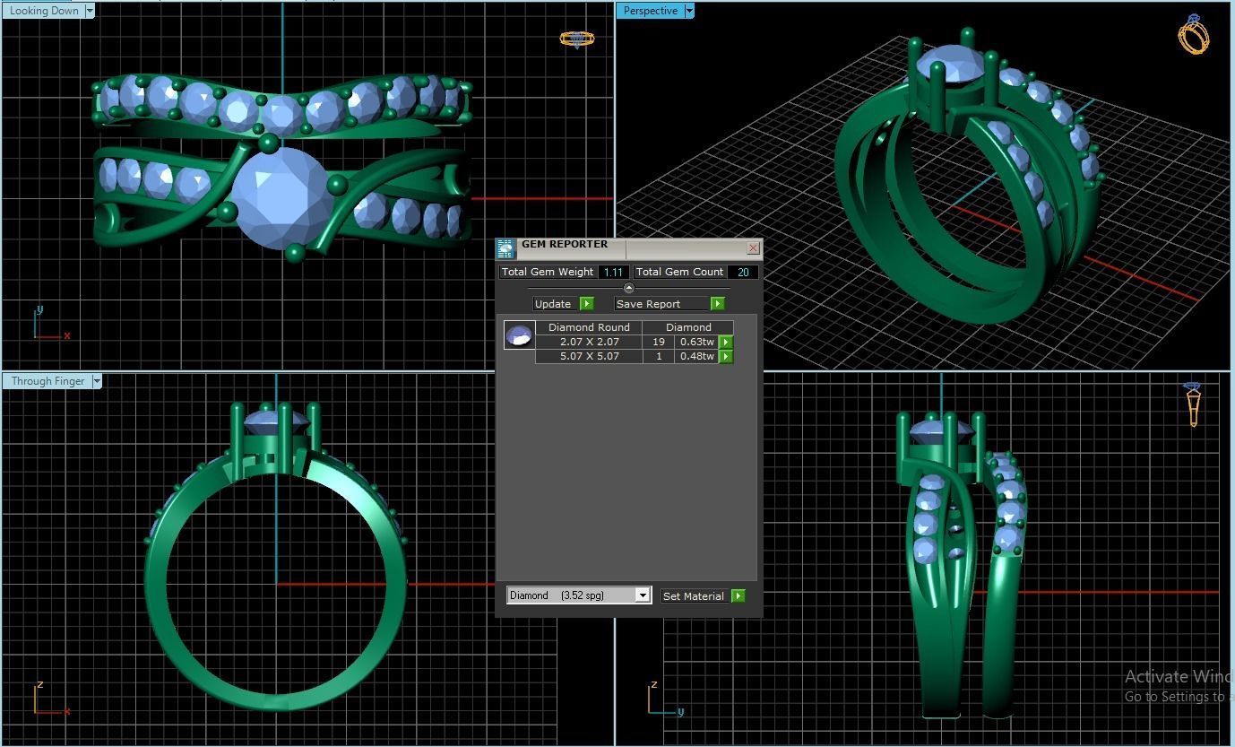 cute ring 3D print model_1