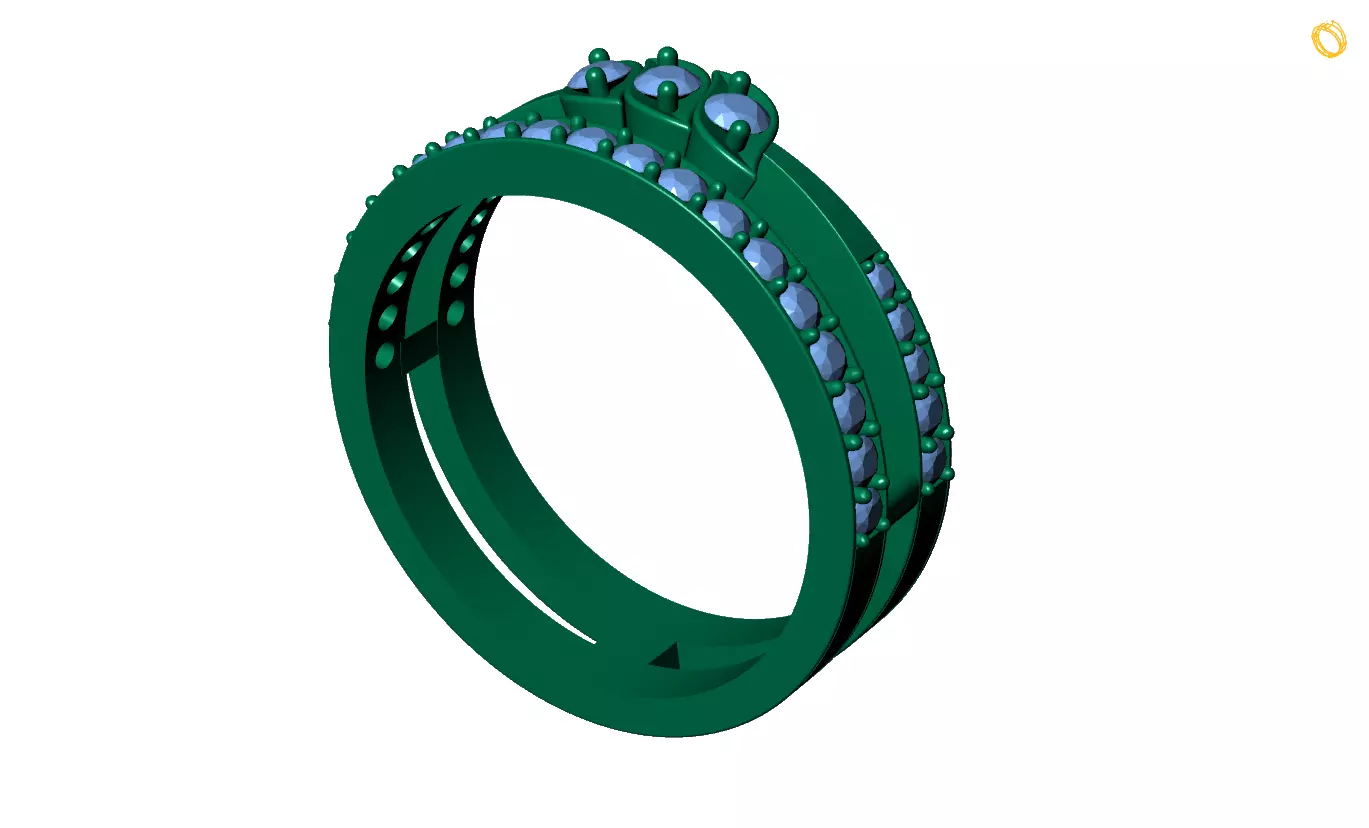 cute ring 3D print model_0