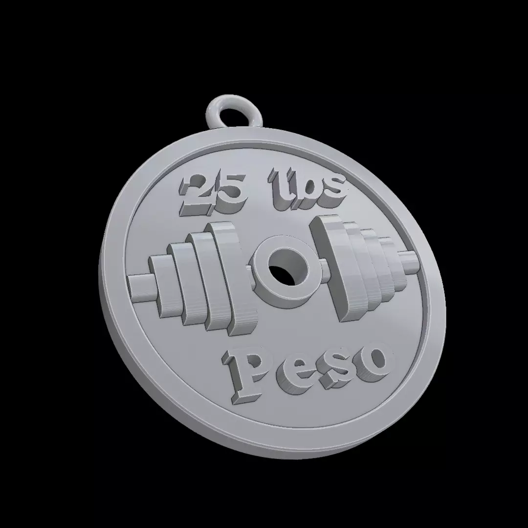 Dije Disco Pesa 3D print model