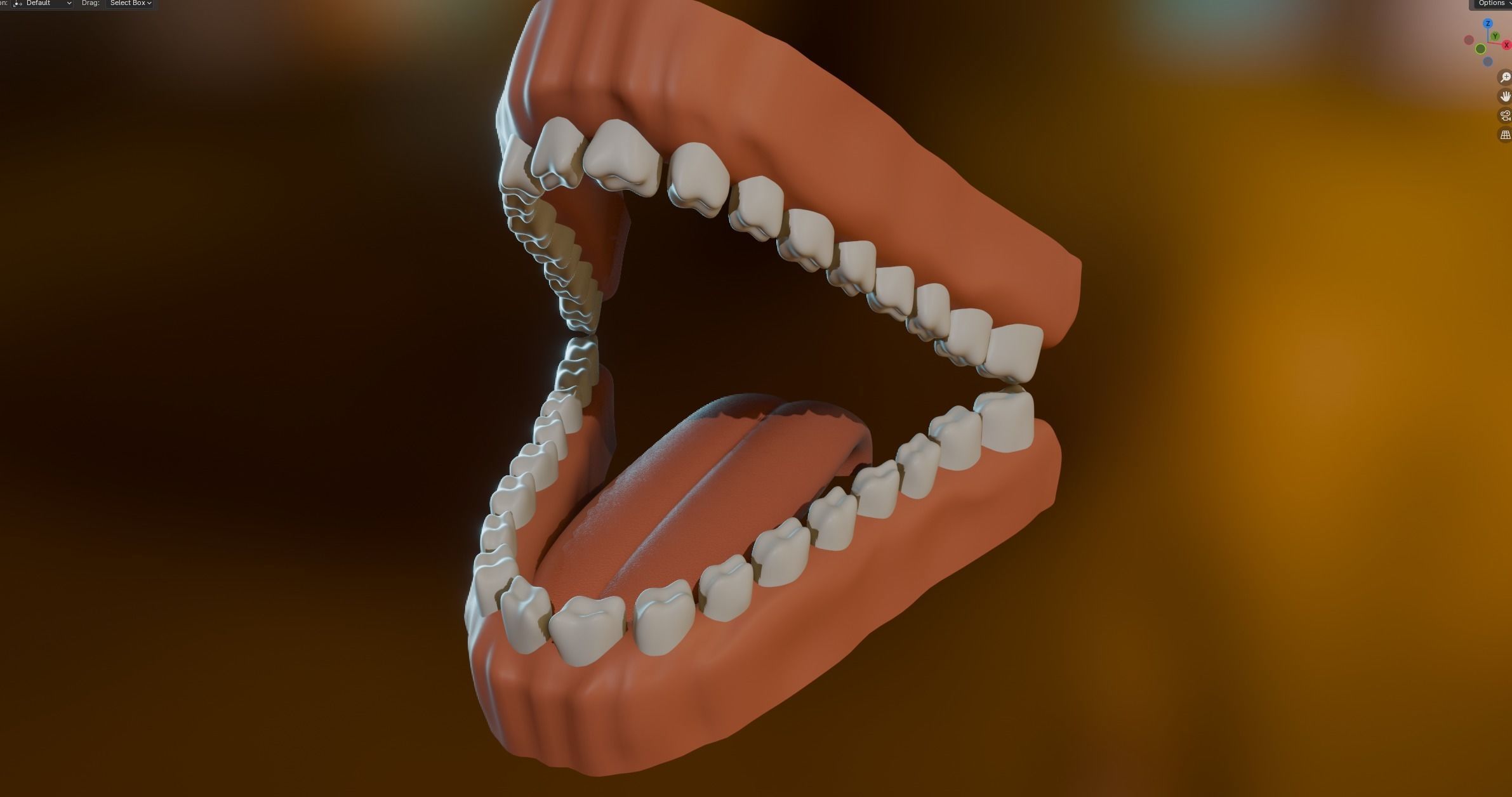 Nicole Anthro Deer Low-poly 3D model_59