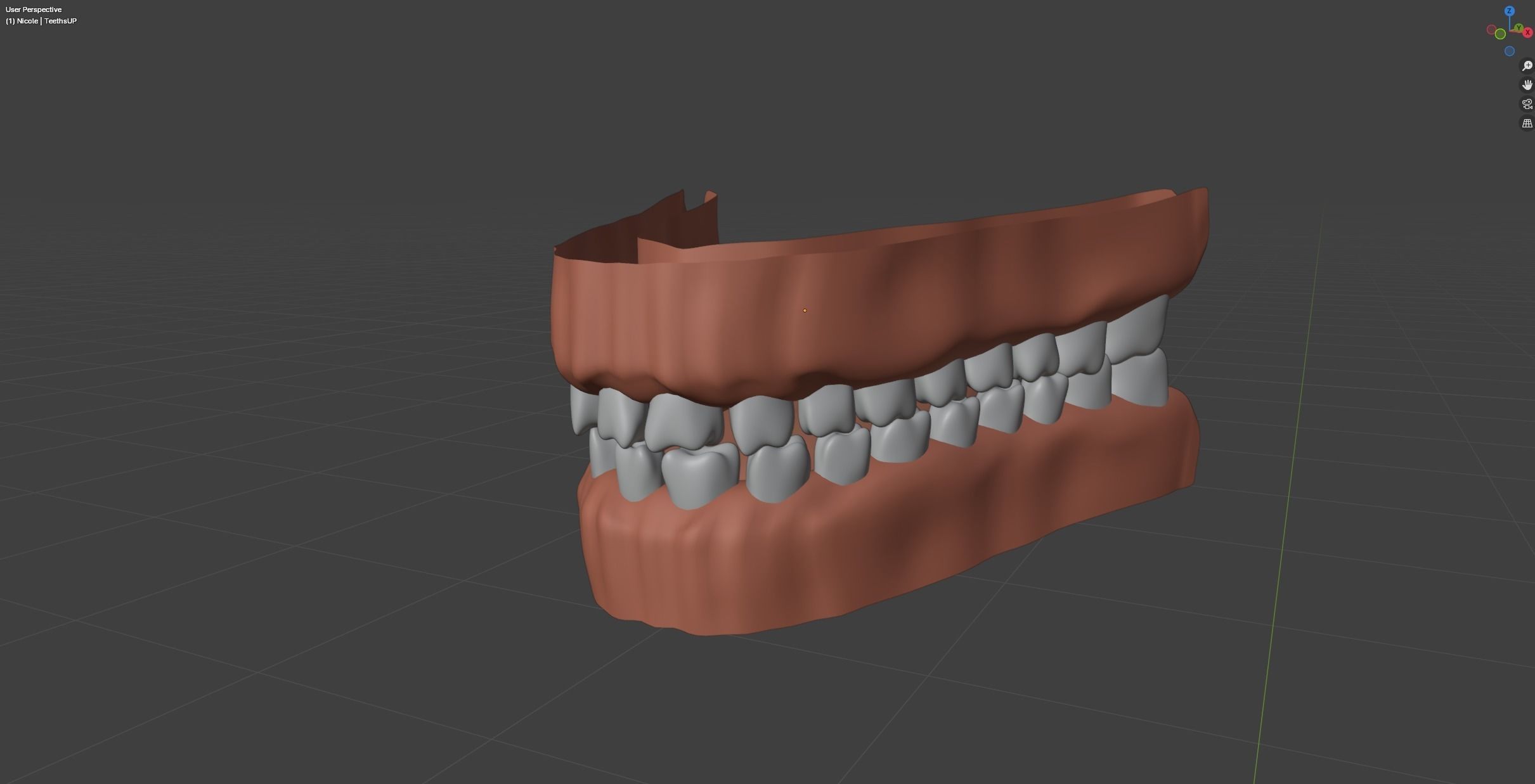 Nicole Anthro Deer Low-poly 3D model_57