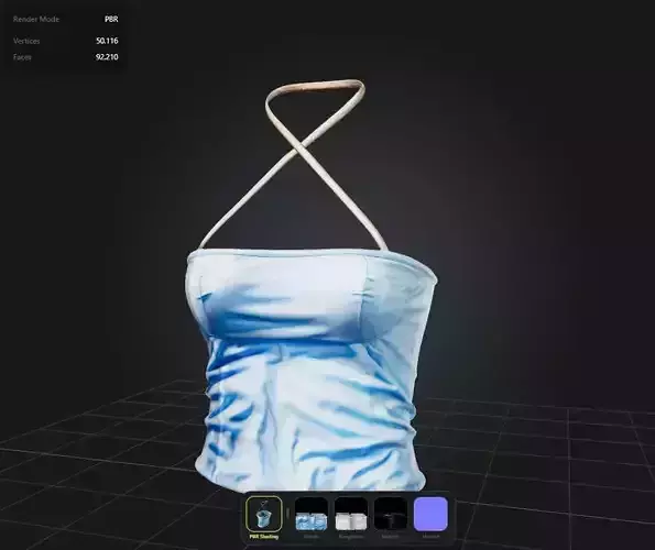 Female Elegant Top PBR 4k