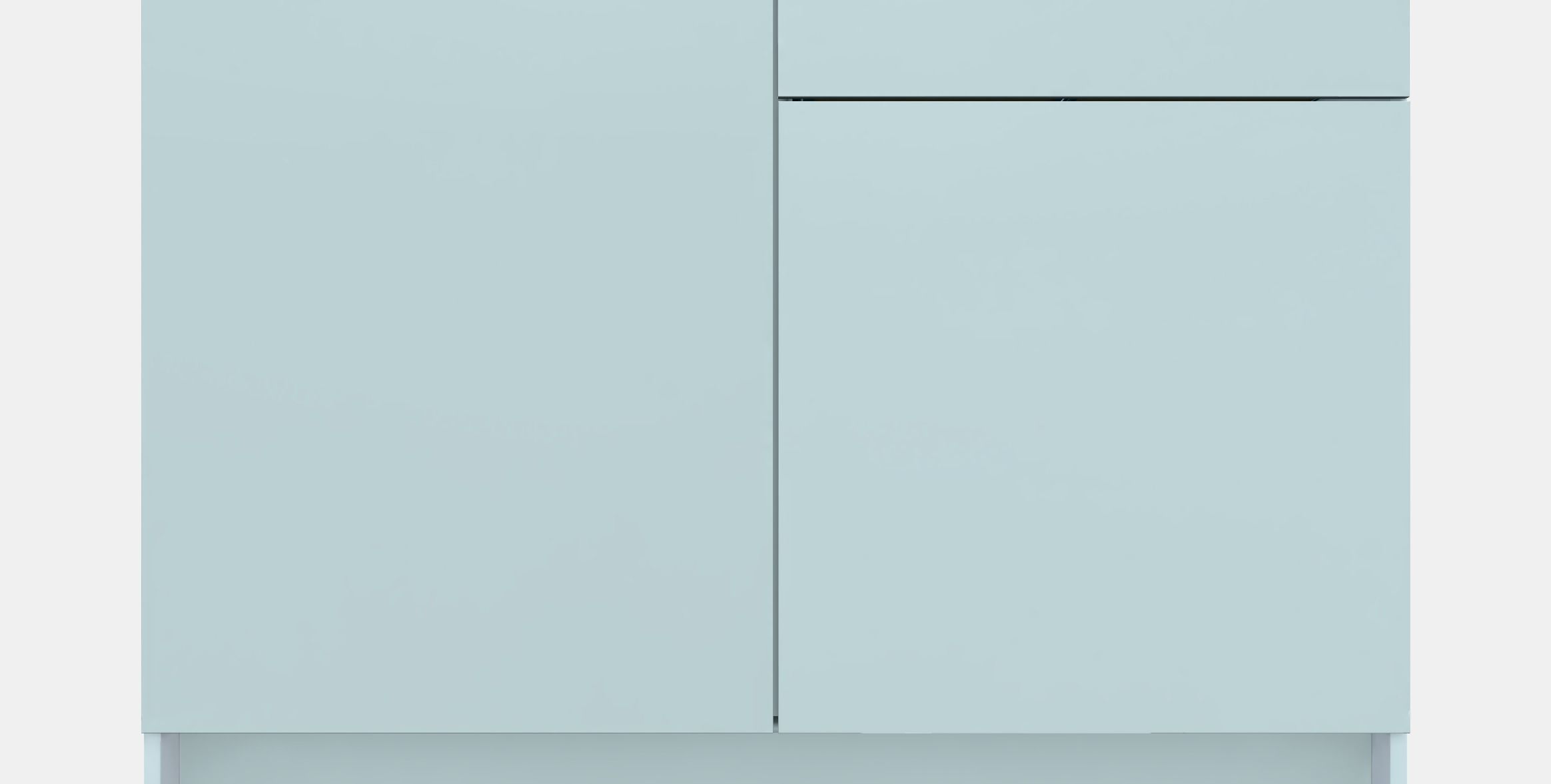 KNOXHULT Base cabinet with doors and drawer Low-poly 3D model_11