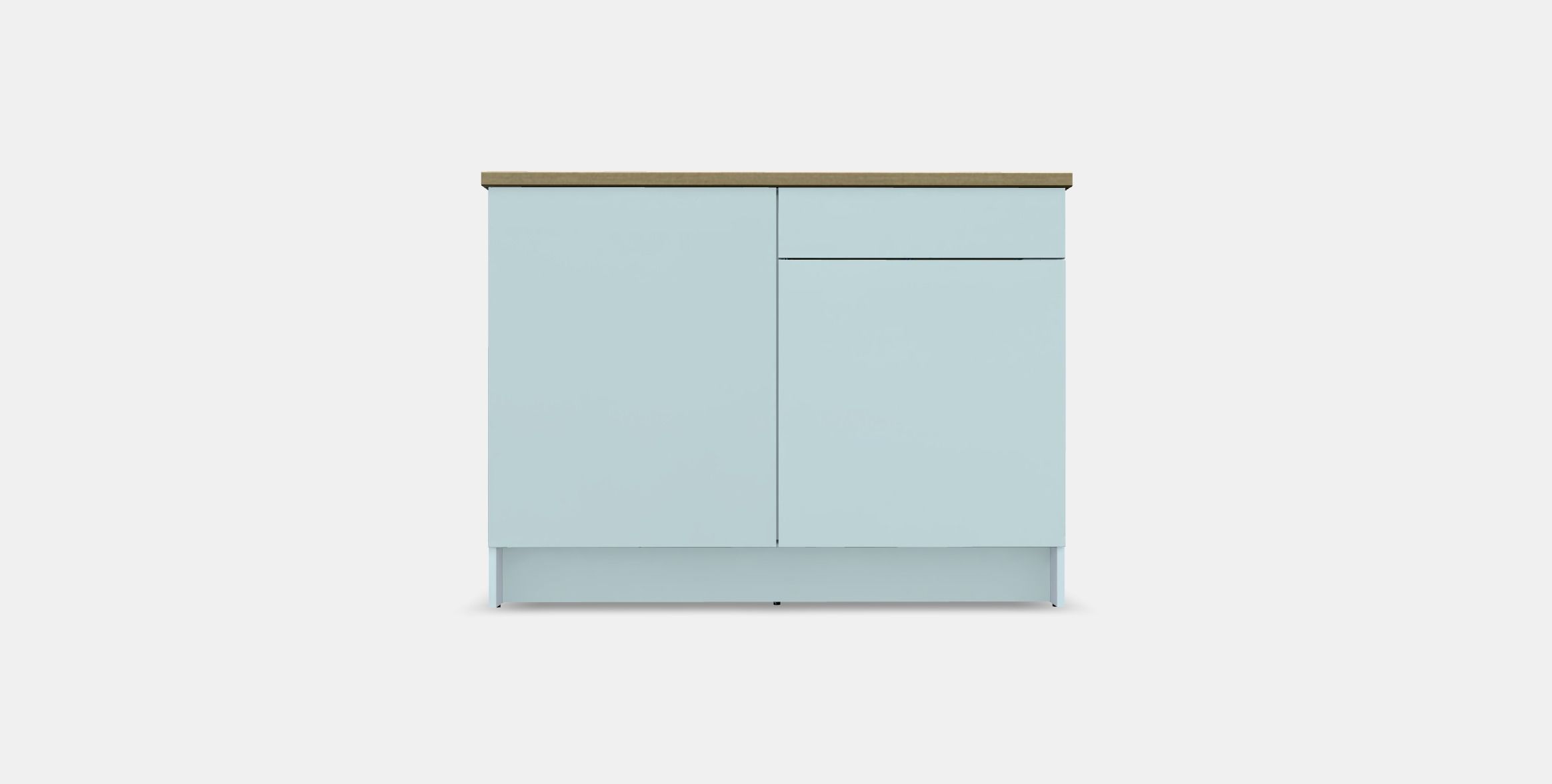 KNOXHULT Base cabinet with doors and drawer Low-poly 3D model_9