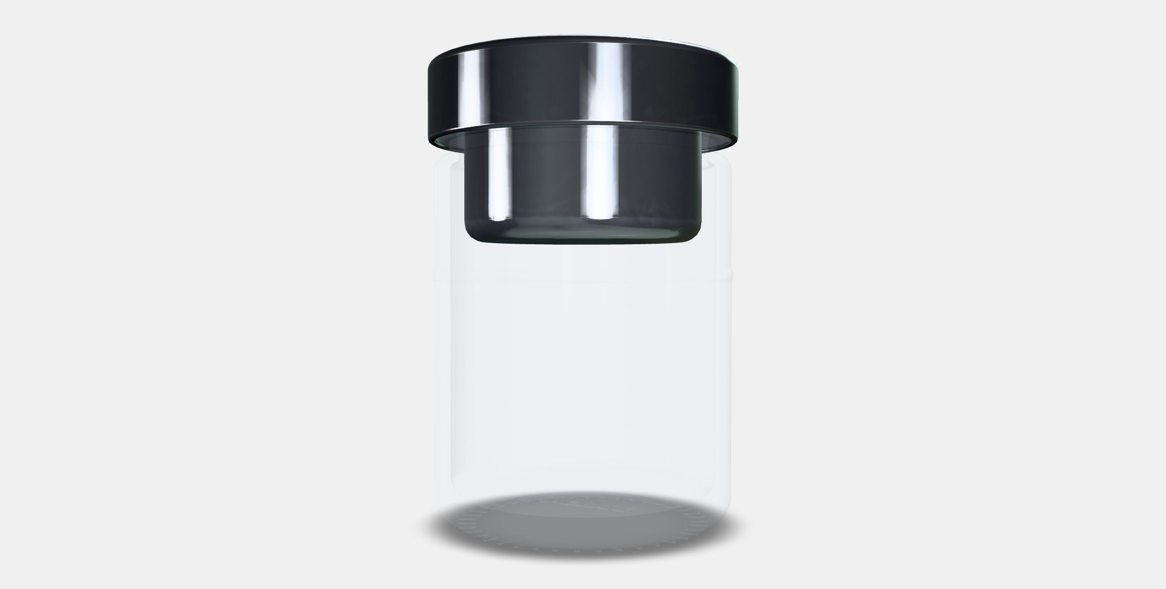 DAGKLAR Jar with insert Low-poly 3D model_5