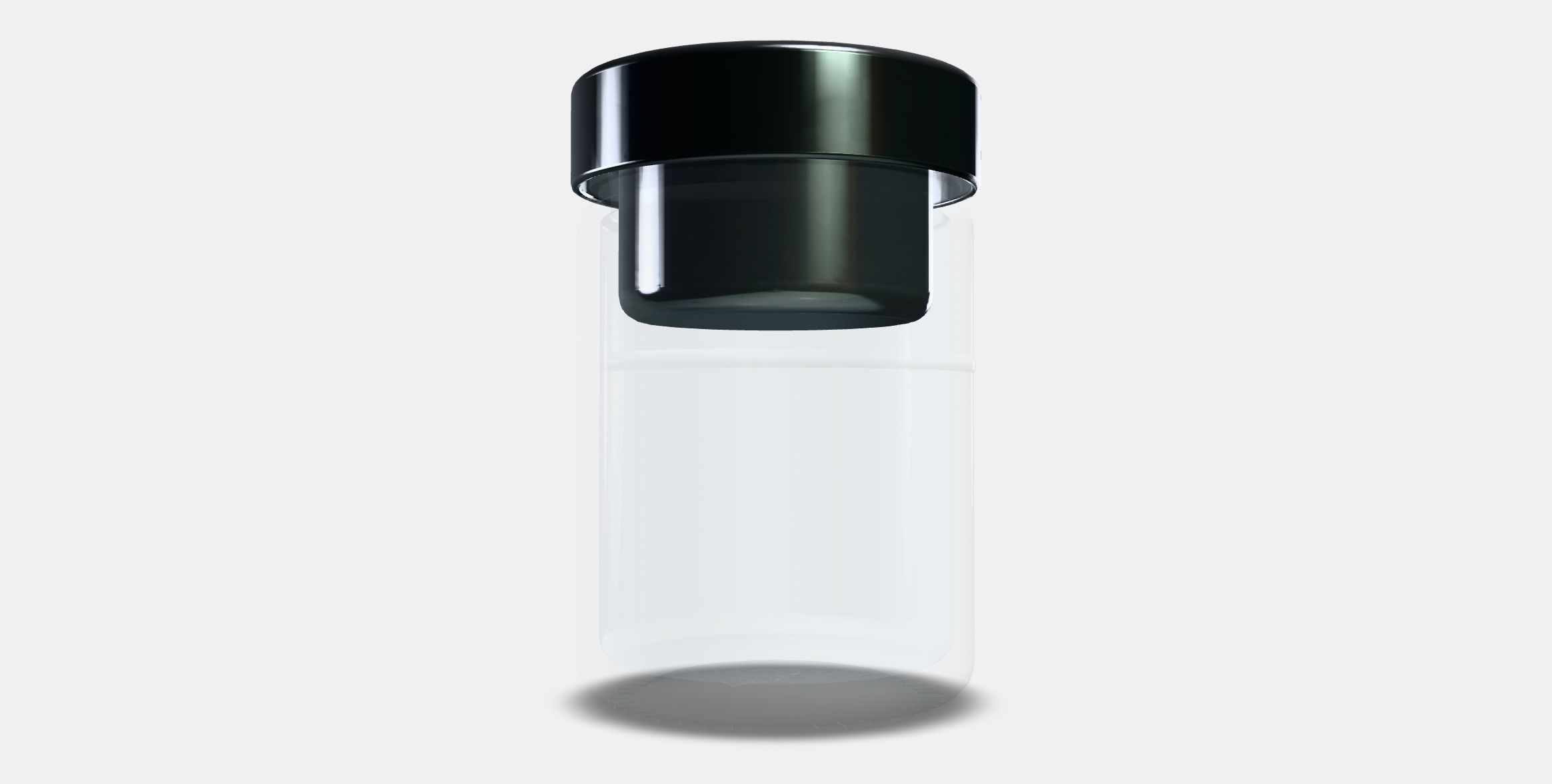 DAGKLAR Jar with insert Low-poly 3D model_3