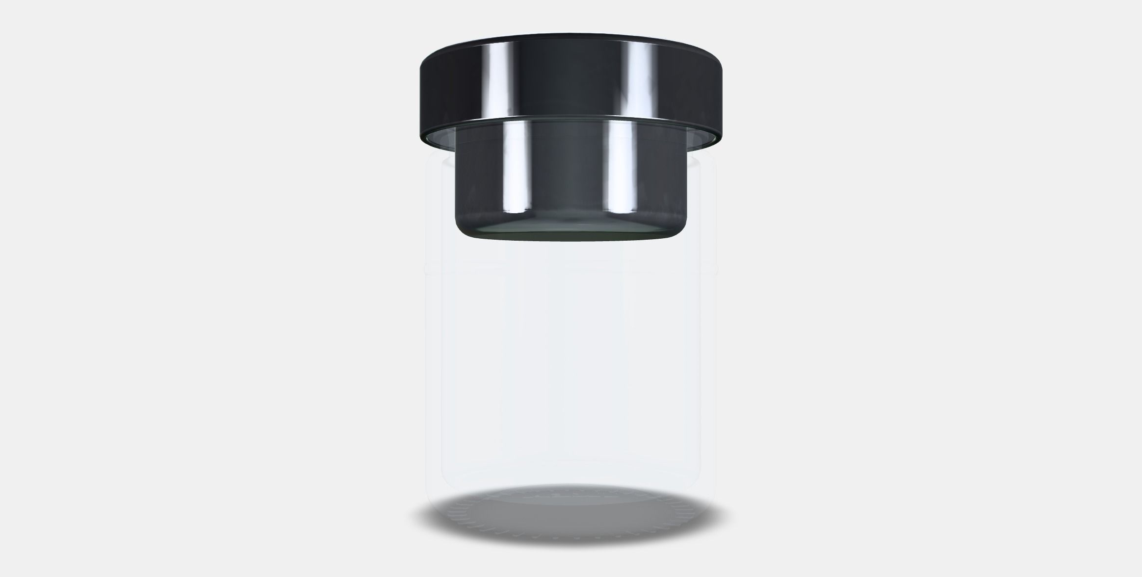 DAGKLAR Jar with insert Low-poly 3D model_14