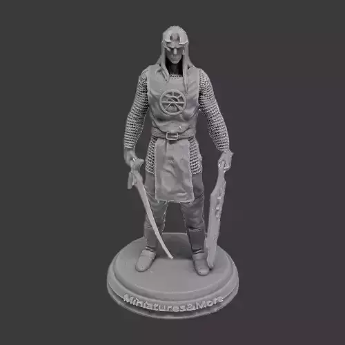 Miniature Lathander Male Paladin