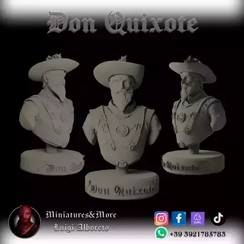 Don Quixote Bust