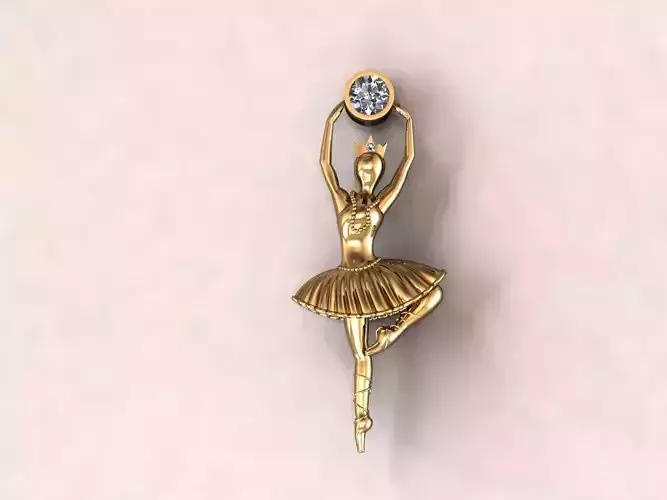  ballerina pendant 25