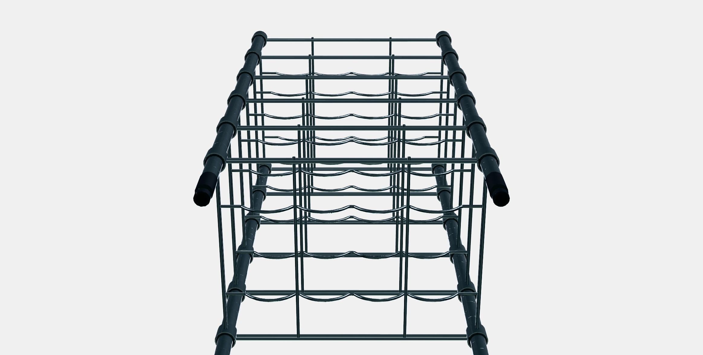 OMAR Bottle shelf Low-poly 3D model_8