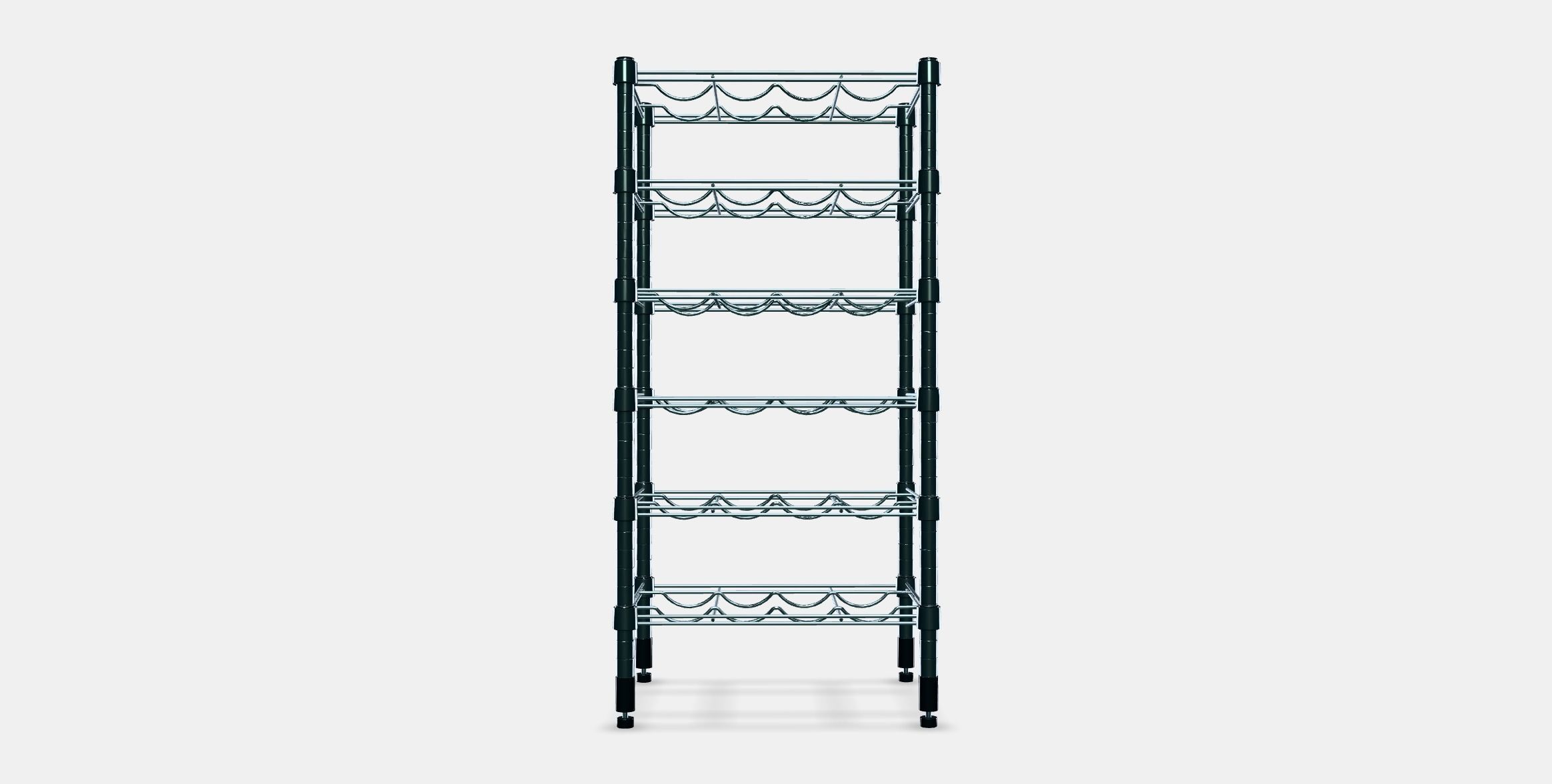 OMAR Bottle shelf Low-poly 3D model_10