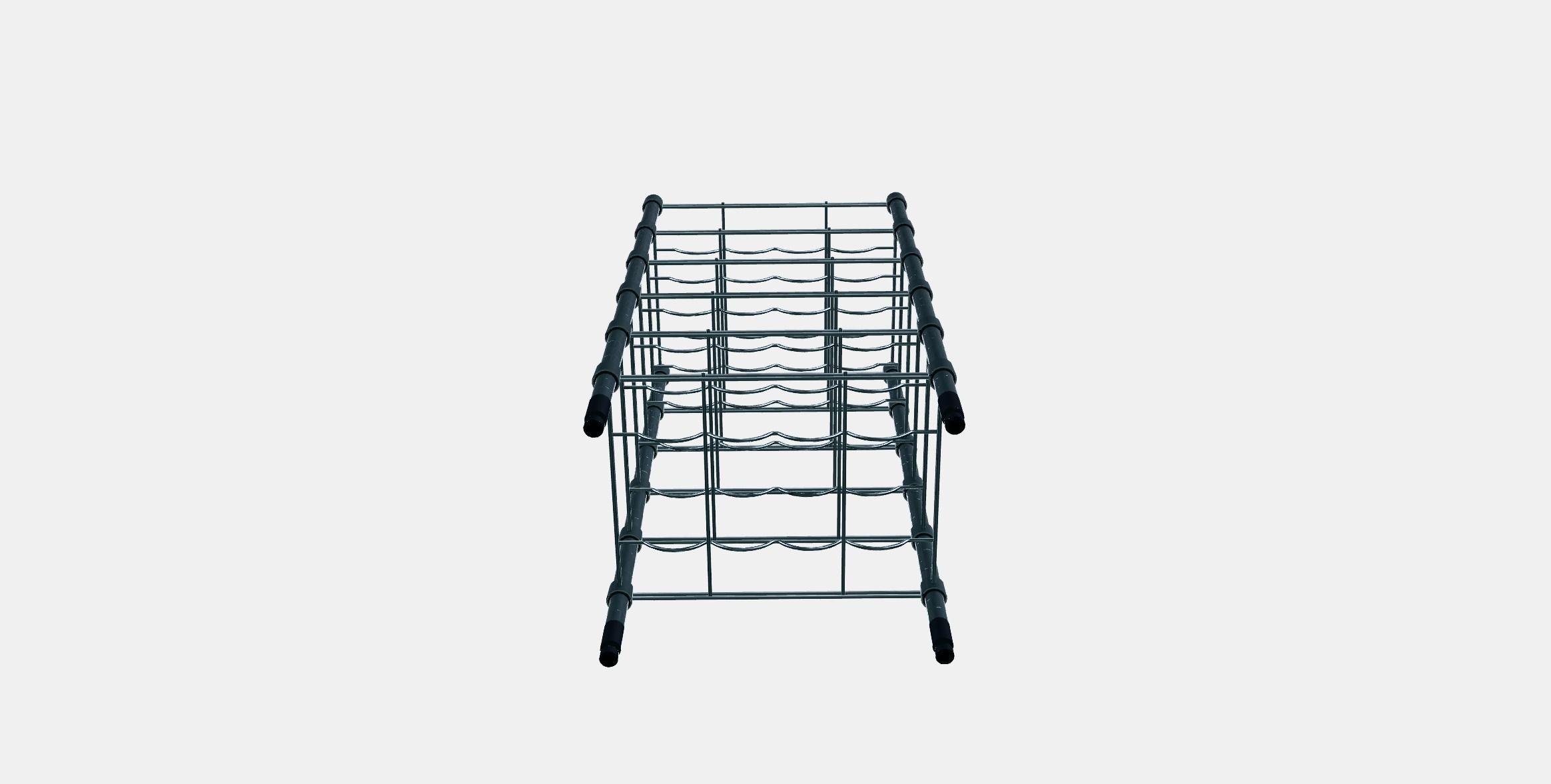 OMAR Bottle shelf Low-poly 3D model_7