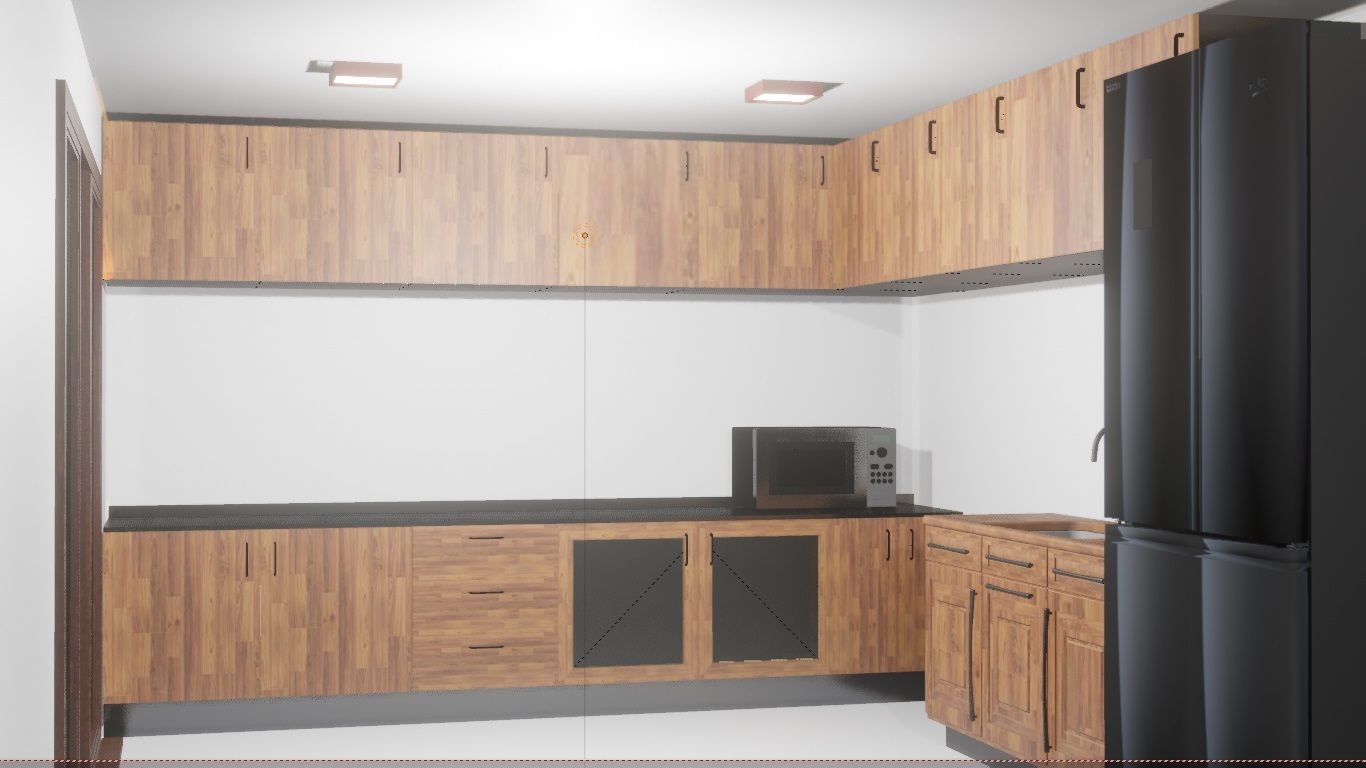 Blender Eevee Modern House 3D Model With Interior 3D model_12