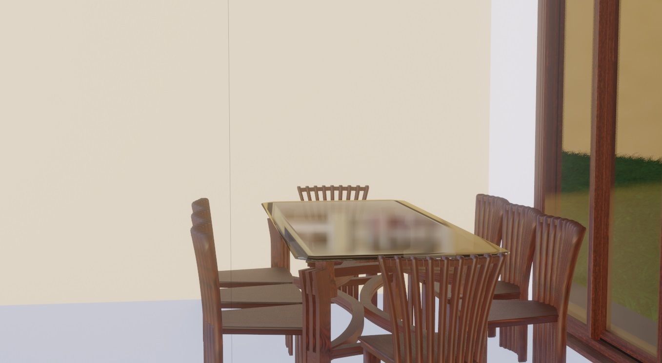 Blender Eevee Modern House 3D Model With Interior 3D model_17