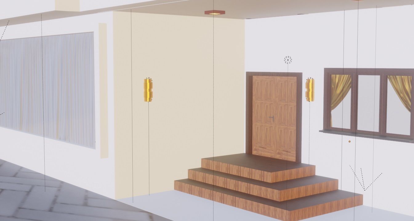 Blender Eevee Modern House 3D Model With Interior 3D model_22