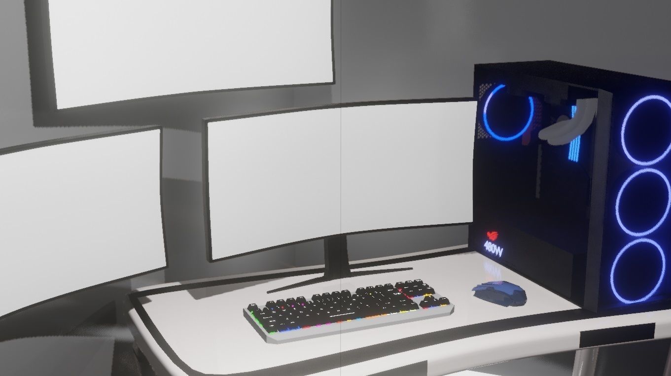 Blender Eevee Modern House 3D Model With Interior 3D model_14