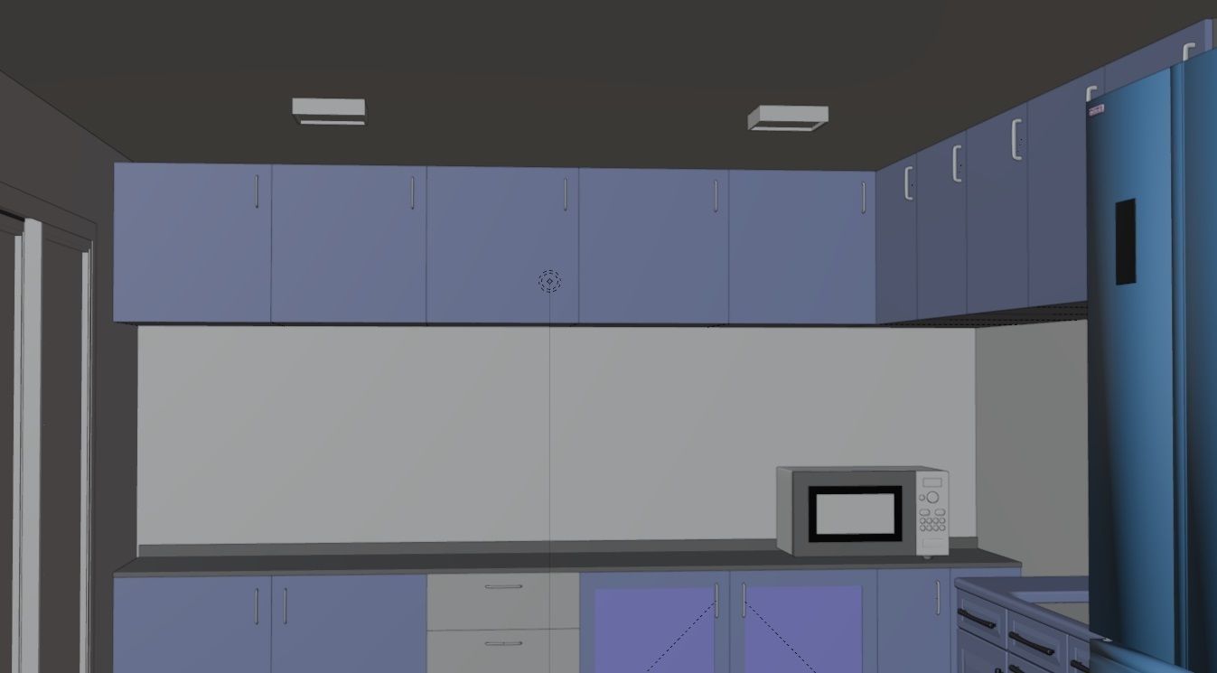 Blender Eevee Modern House 3D Model With Interior 3D model_29