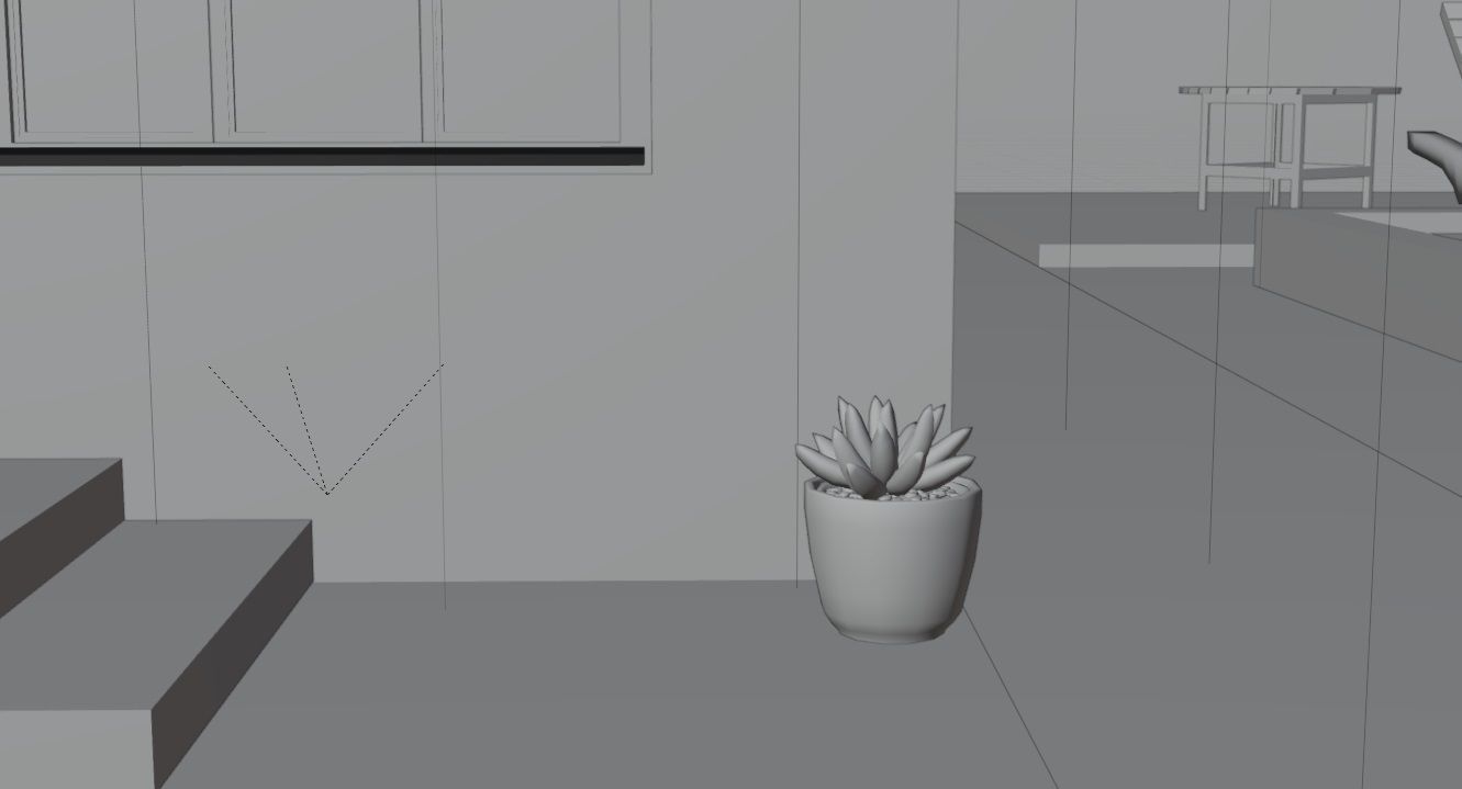 Blender Eevee Modern House 3D Model With Interior 3D model_31