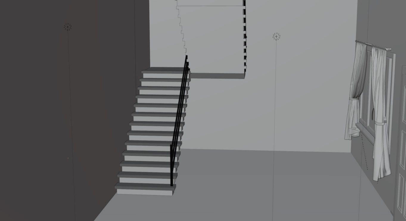 Blender Eevee Modern House 3D Model With Interior 3D model_30