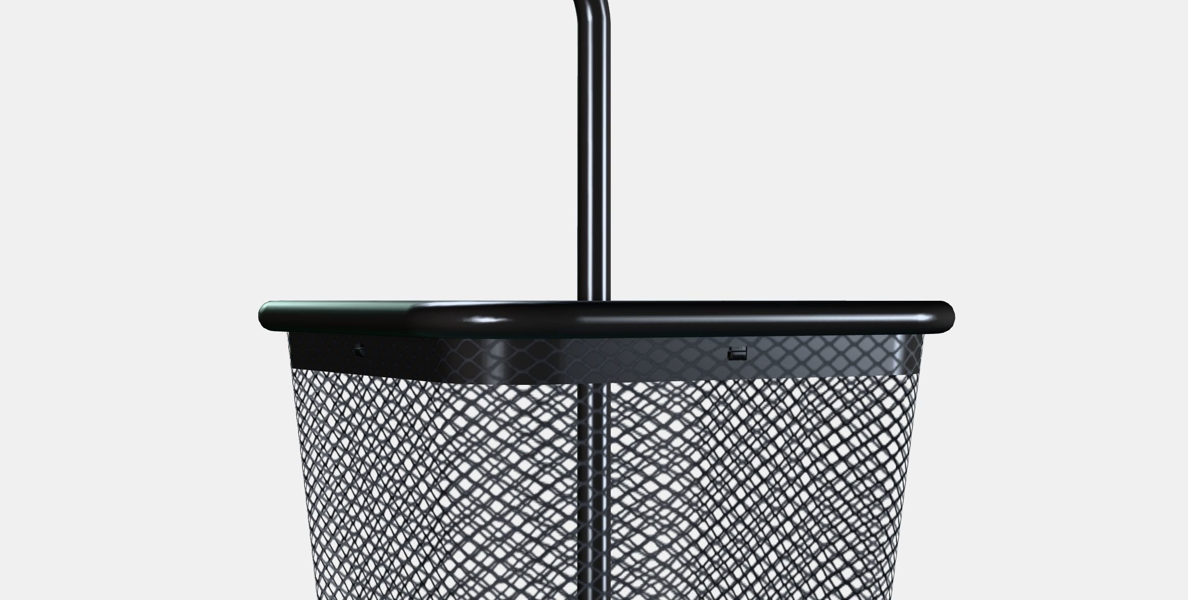 UPPDATERA Cutlery caddy Low-poly 3D model_2