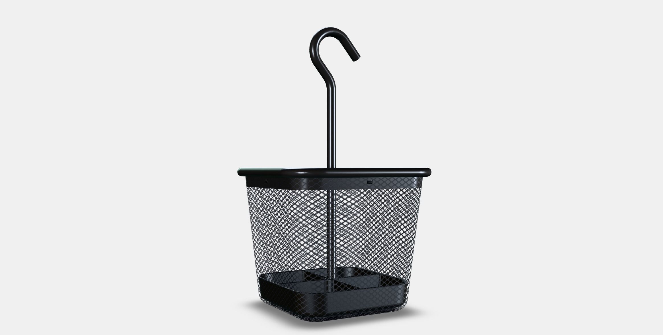 UPPDATERA Cutlery caddy Low-poly 3D model_16