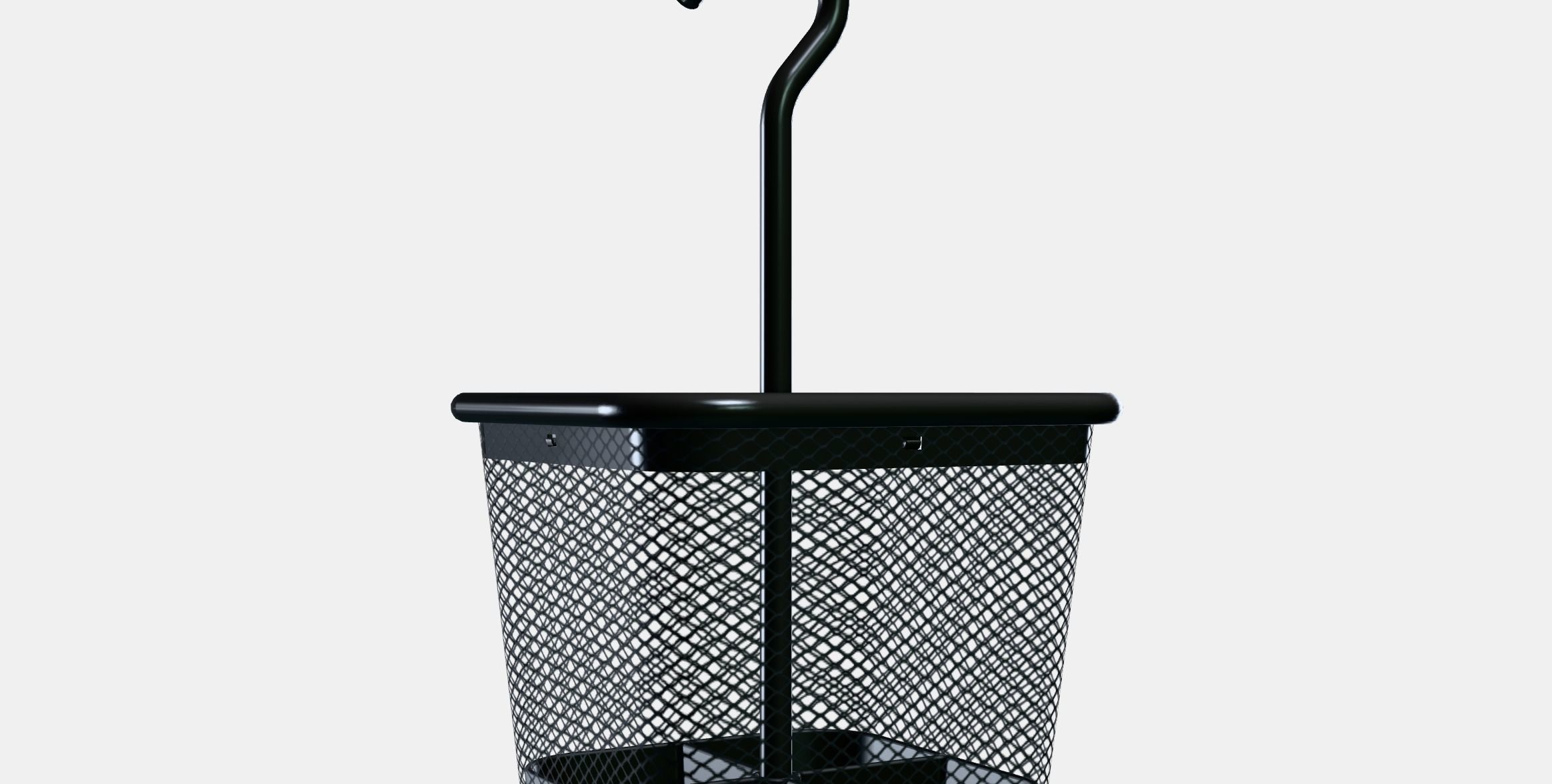 UPPDATERA Cutlery caddy Low-poly 3D model_9