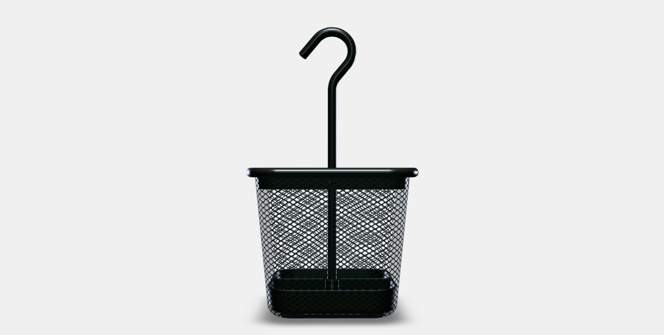 UPPDATERA Cutlery caddy Low-poly 3D model_10