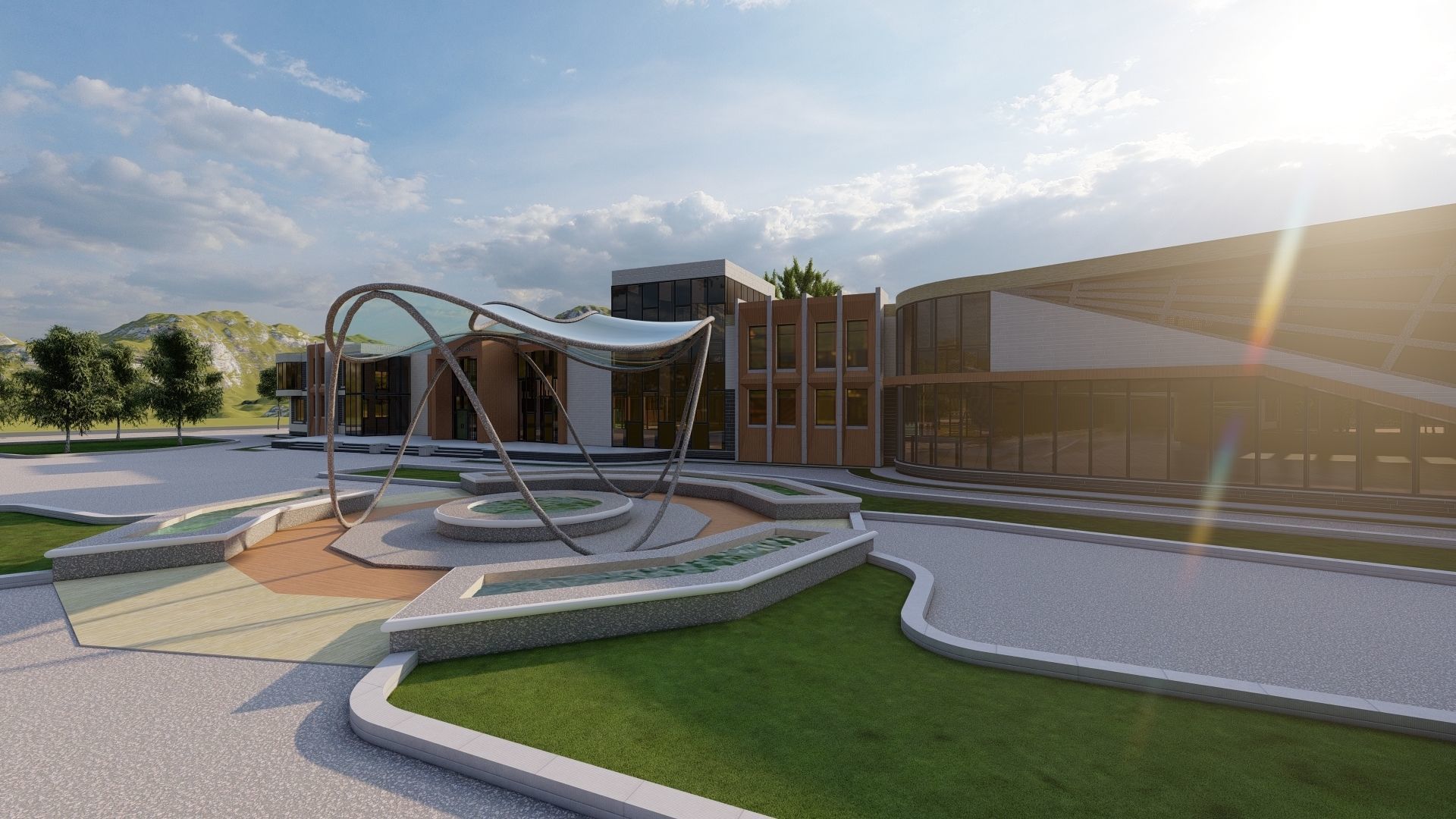 School-University High School 3D model_16
