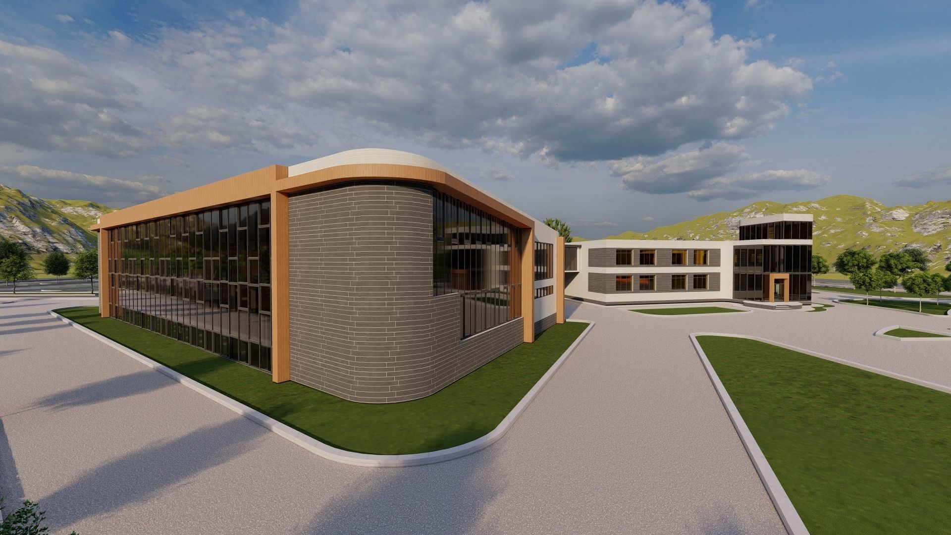 School-University High School 3D model_5