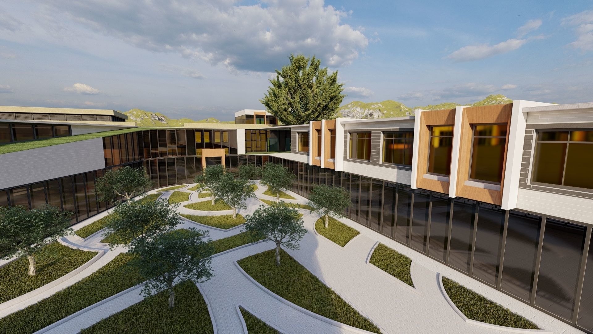 School-University High School 3D model_12