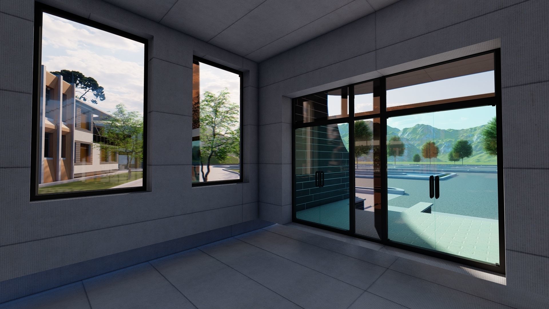School-University High School 3D model_25