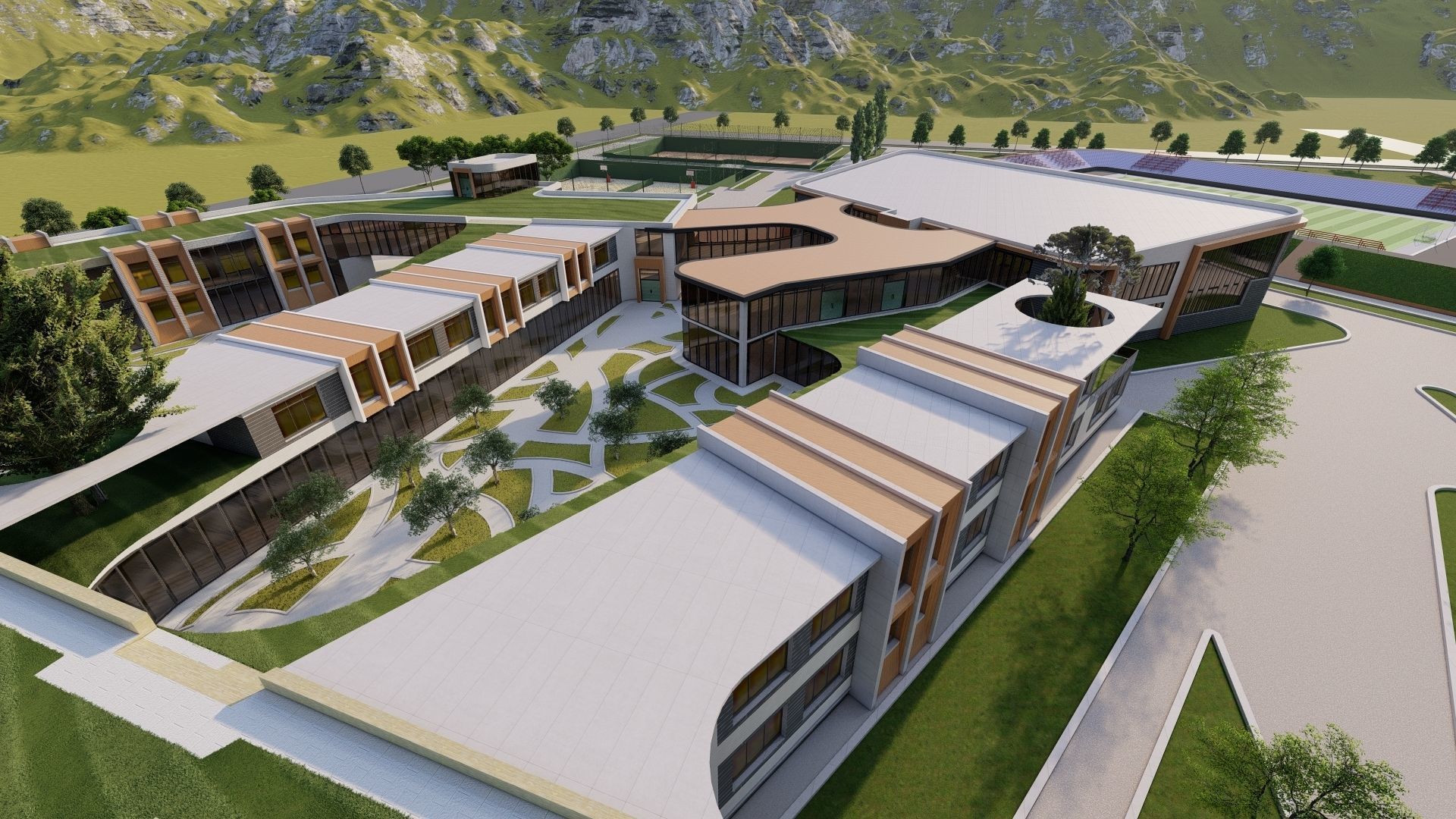 School-University High School 3D model_19