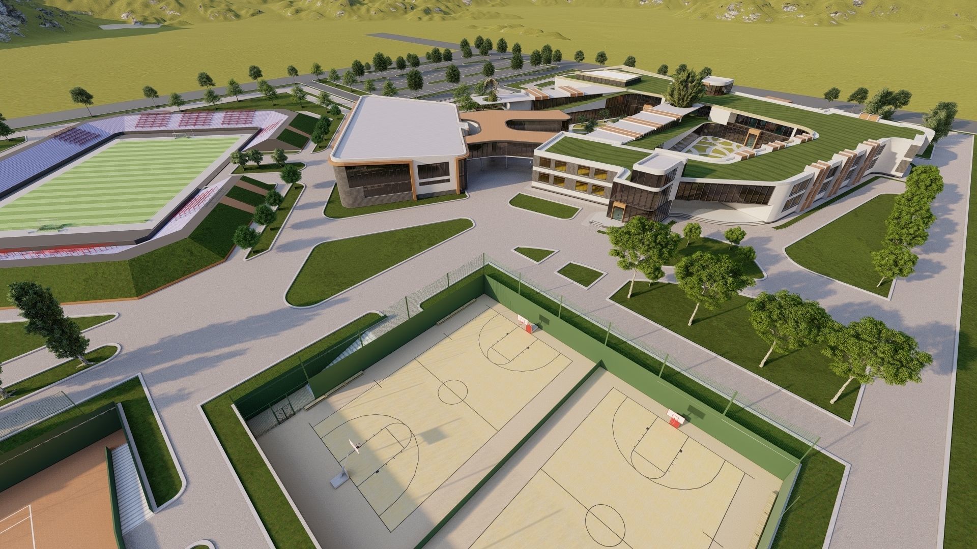 School-University High School 3D model_13