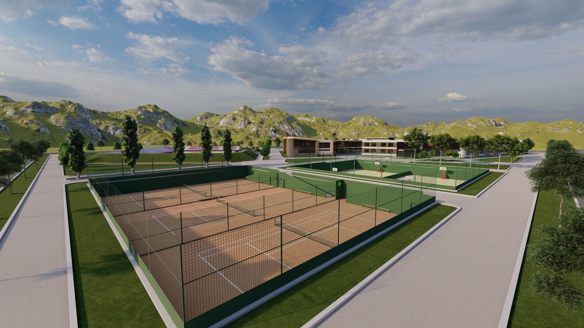 School-University High School 3D model_4