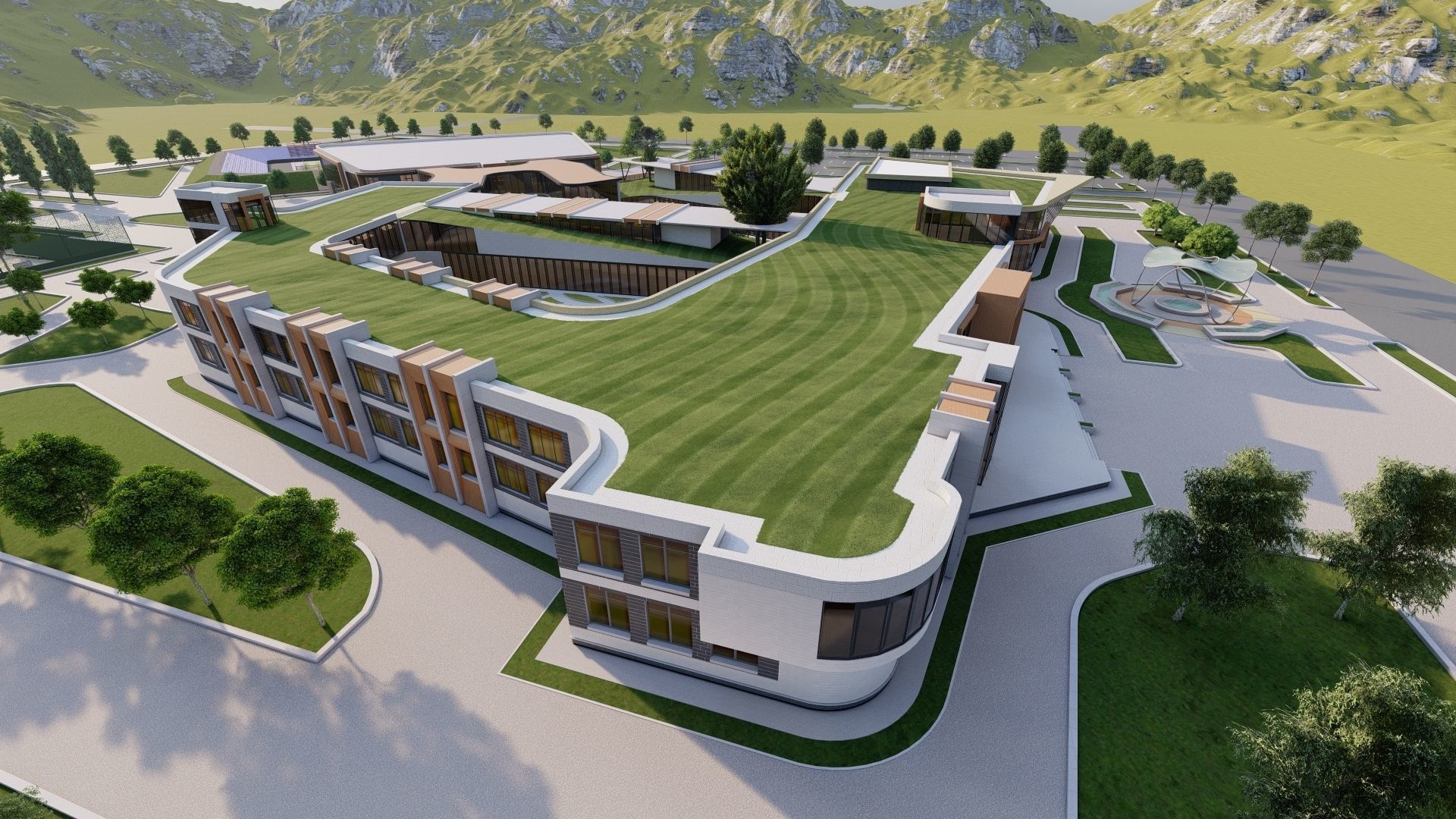School-University High School 3D model_1