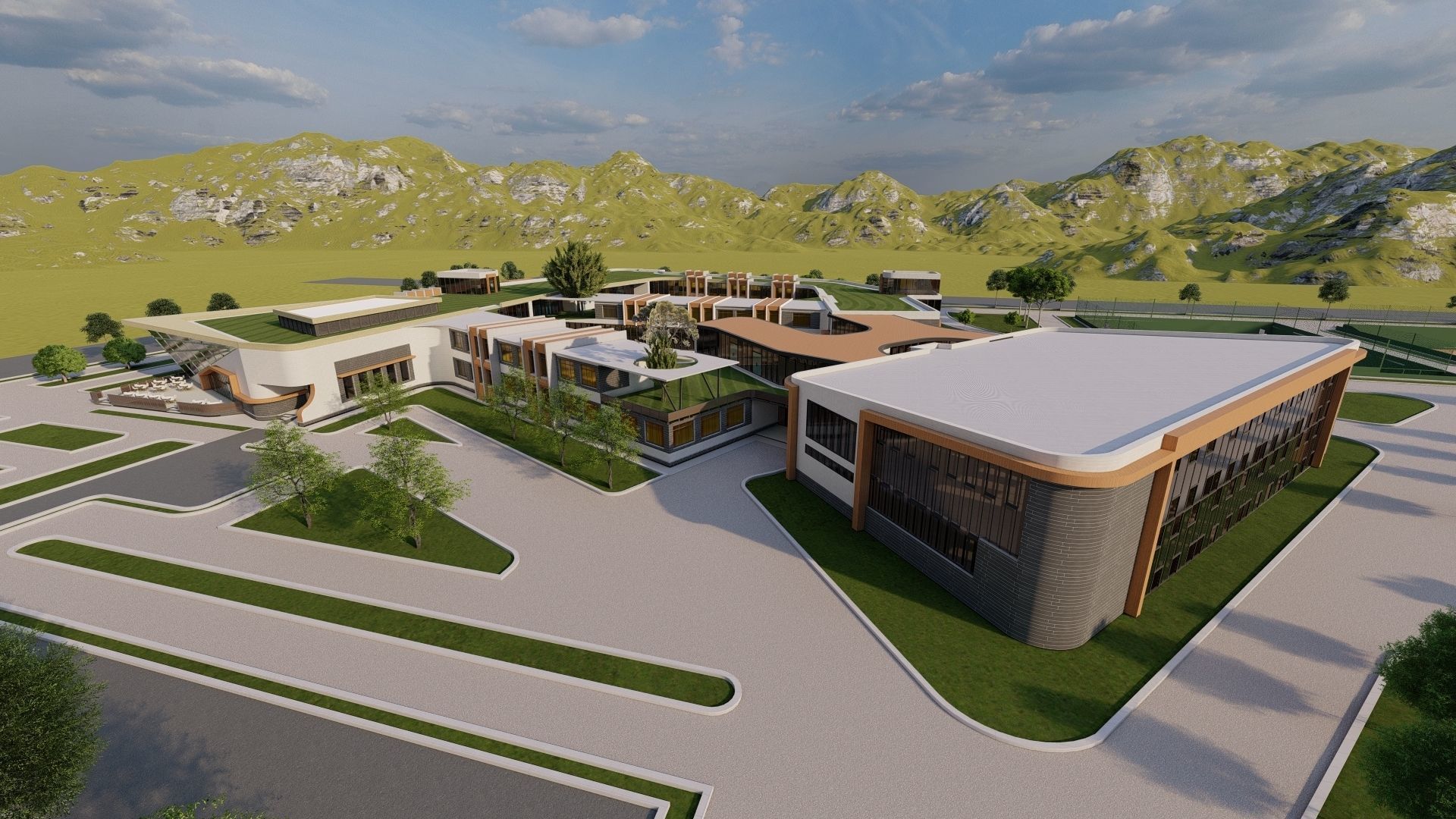 School-University High School 3D model_8